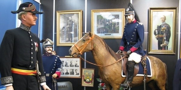 Politiemuseum: zicht op tentoonstelling